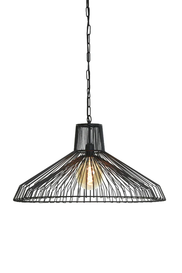 Hanging lamp 65x37 cm KASPER matt black - Image 5