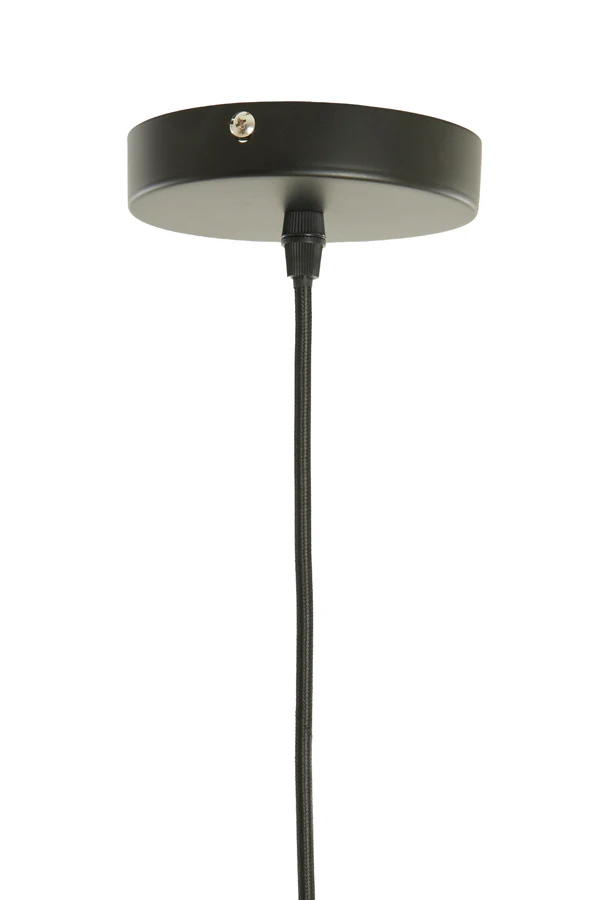 Hanging lamp 65x64x30,5 cm JANZUR rattan dark brown - Image 2
