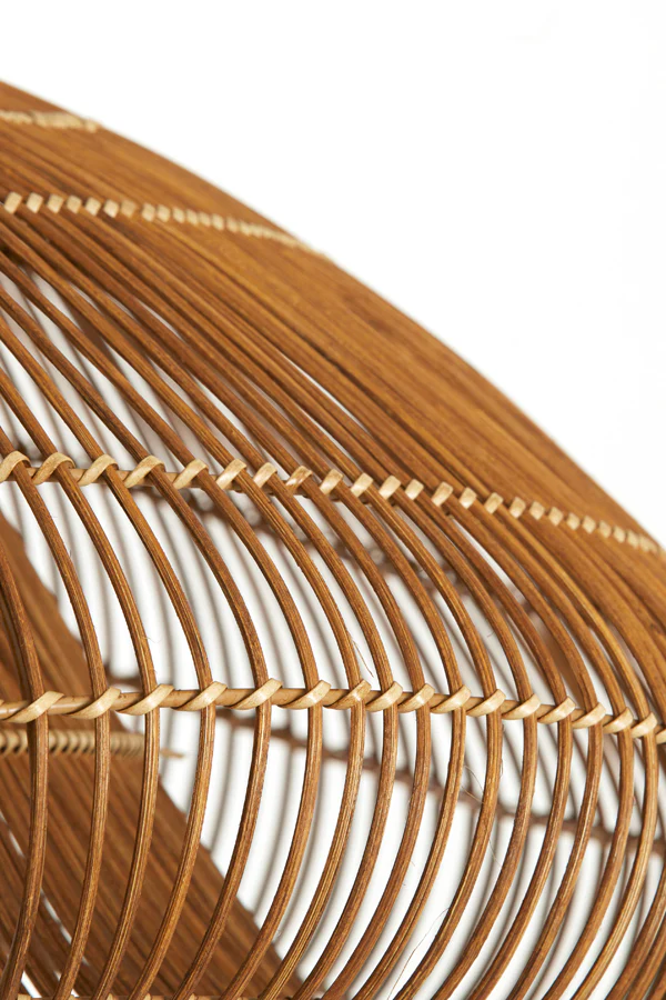 Hanging lamp 65x64x30,5 cm JANZUR rattan dark brown - Image 5