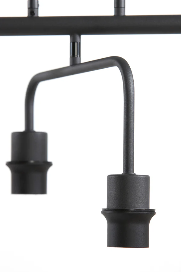 Hanging lamp 6L 160x50x25 cm EDISA matt black - Image 3