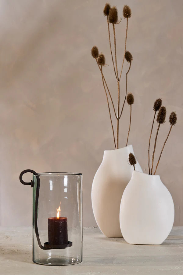 Hurricane 23x18x33 cm DOLEGA glass clear+antique dark brown - Image 3