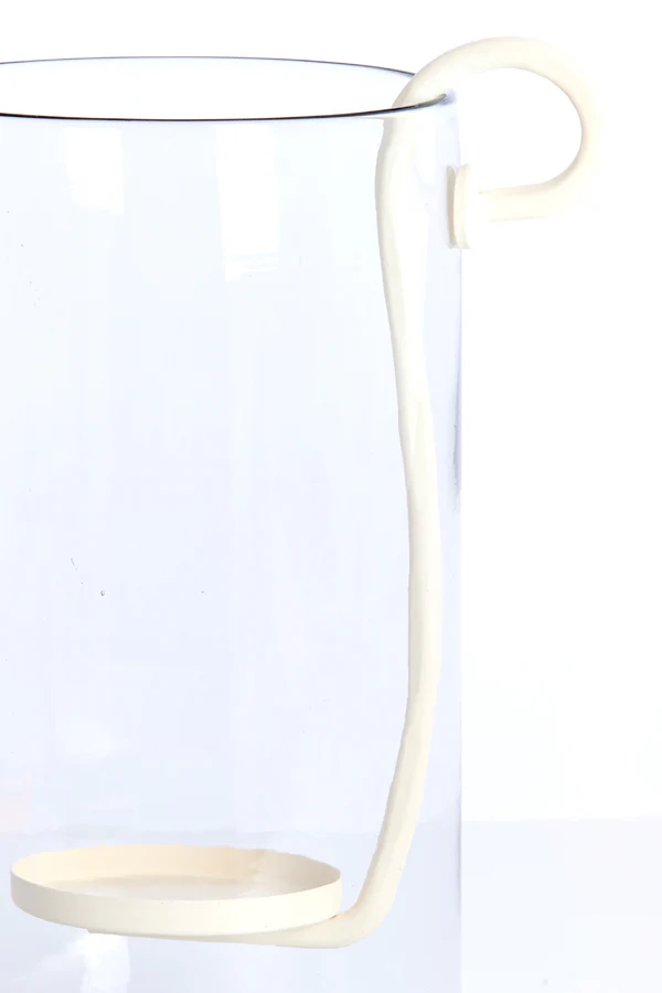 Hurricane 23x18x33 cm DOLEGA glass clear+cream - Image 2