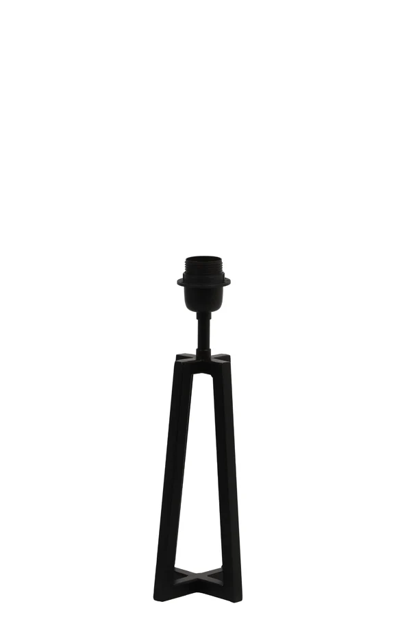 Lamp base 11,5x11,5x31 cm MILEY matt black - Image 4