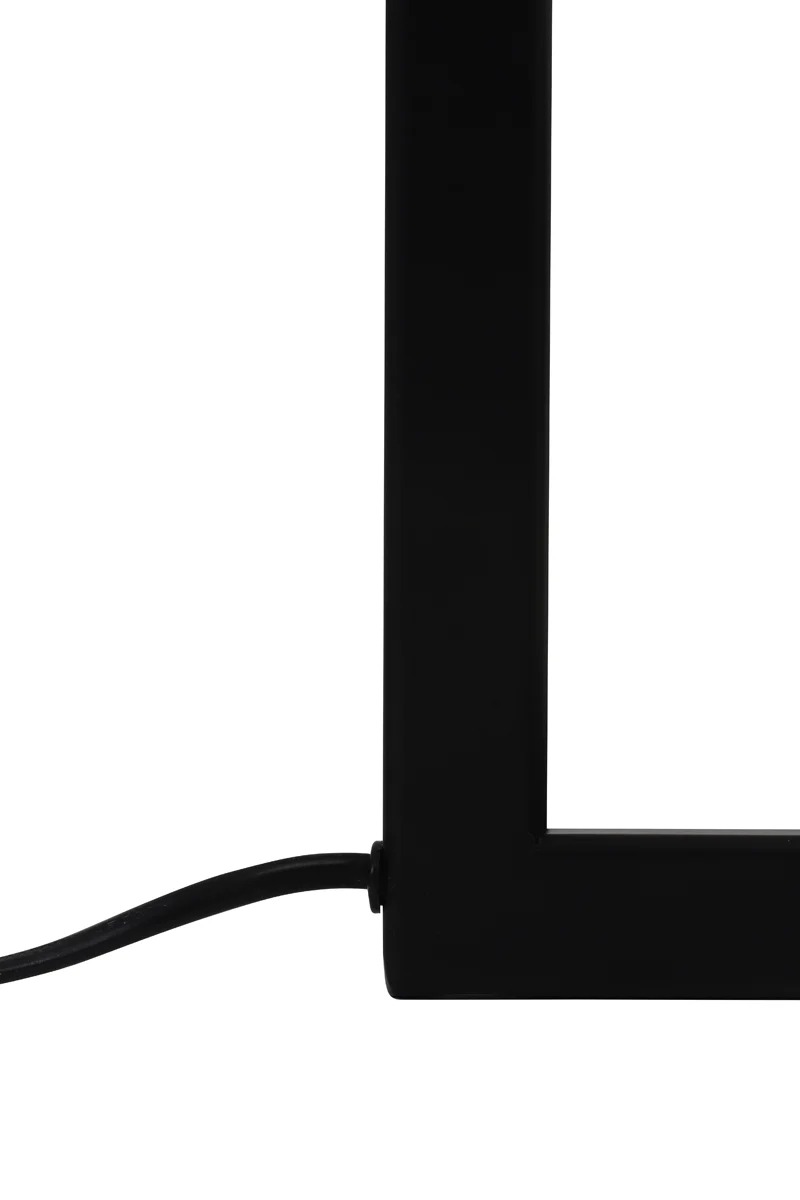 Lamp base 11,5x11,5x31 cm MILEY matt black - Image 5
