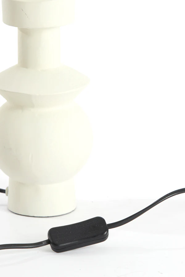 Lamp base 12x26 cm ESINO cream - Image 5
