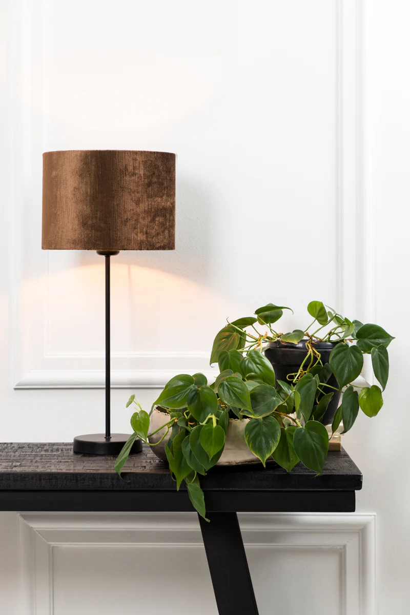 Lamp base 13x44,5 cm HOUSTON matt black - Image 2