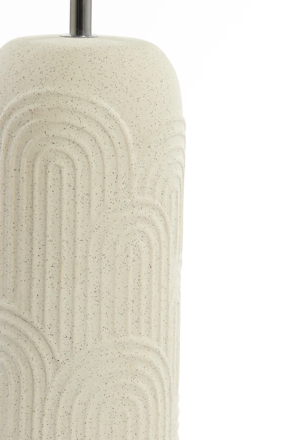 Lamp base 14x43,5 cm DIEGO ceramics ecru - Image 3