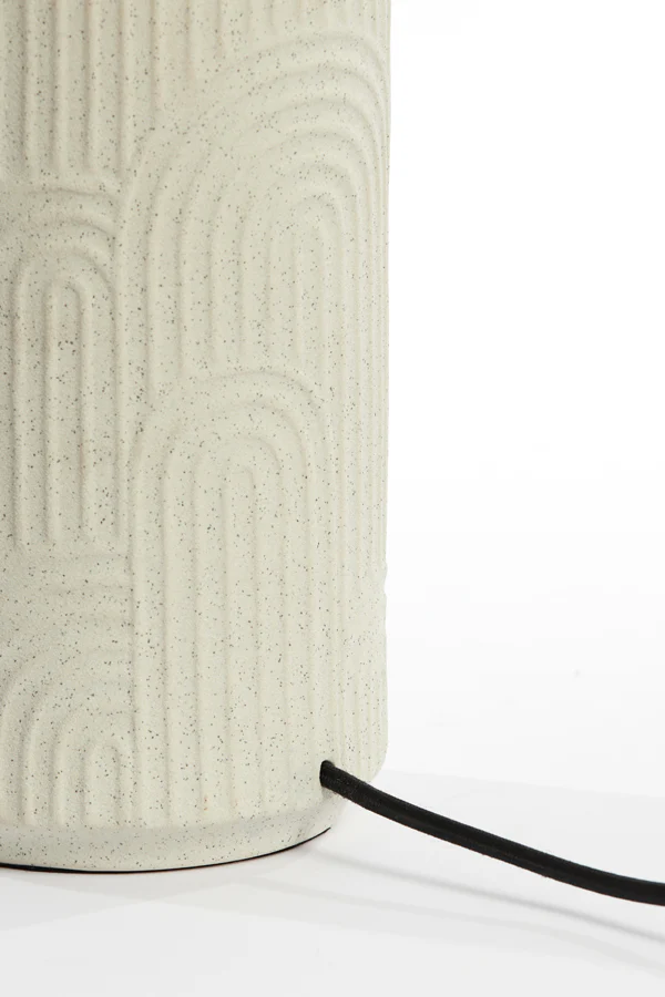 Lamp base 14x43,5 cm DIEGO ceramics ecru - Image 4