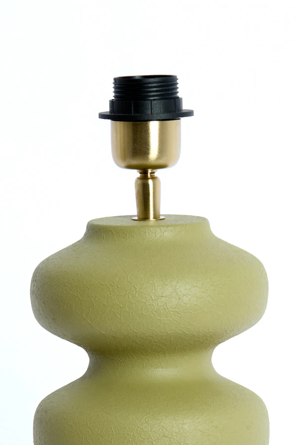 Lamp base 15x24 cm SOROCA matt olive green - Image 3