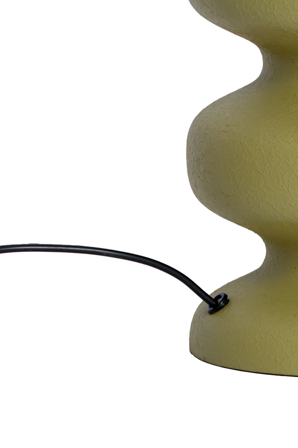 Lamp base 15x24 cm SOROCA matt olive green - Image 4