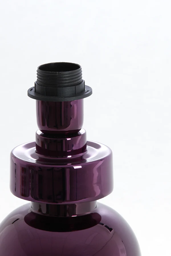 Lamp base 15x32 cm BODIOSA metallic purple - Image 2