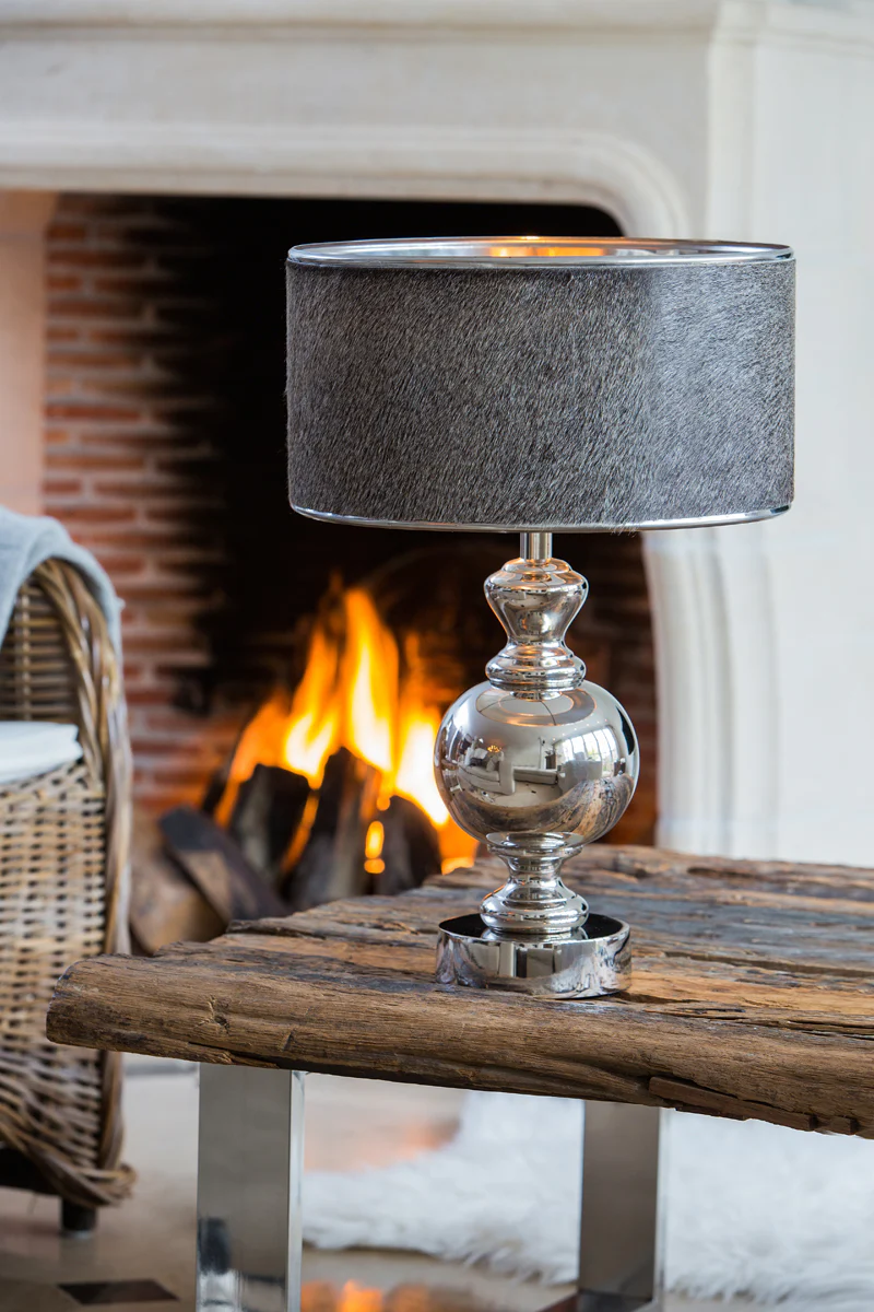 Lamp base 15x40 cm CADY nickel - Image 2