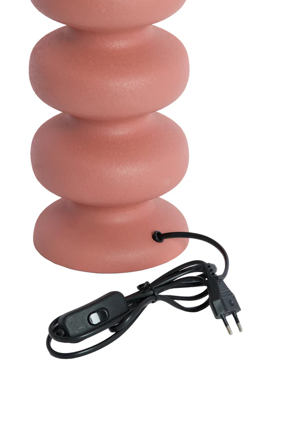 Lamp base 15x42 cm SOROCA matt coral-pink - Image 5