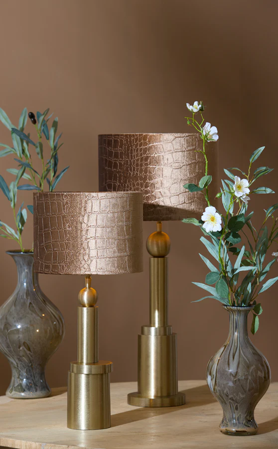 Lamp base 15x46 cm VIVINO matt gold - Image 5