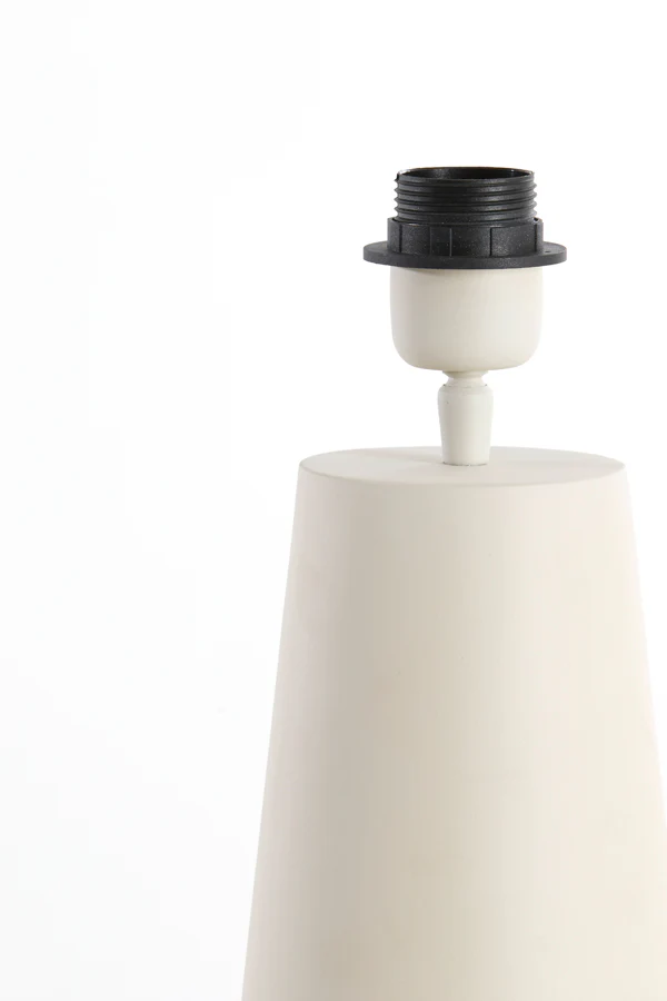 Lamp base 16,5x35 cm YELOS matt cream - Image 5