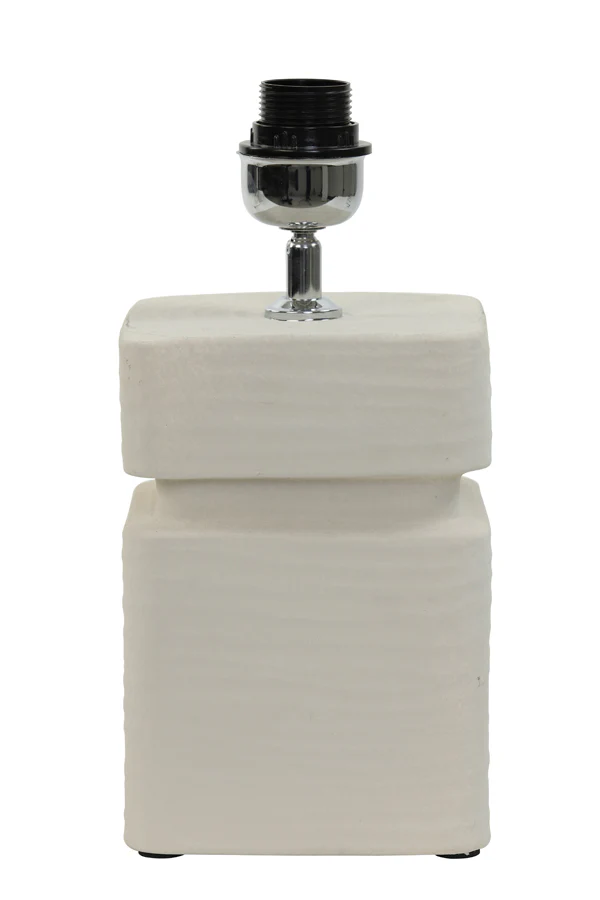 Lamp base 16x16x32 cm AMTA ceramics cream - Image 2