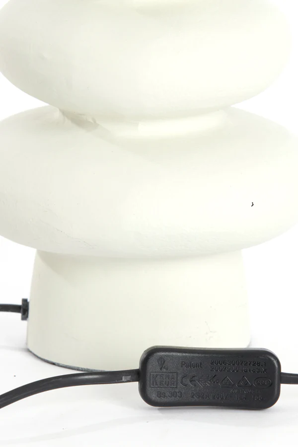 Lamp base 16x27 cm OLONA cream - Image 5