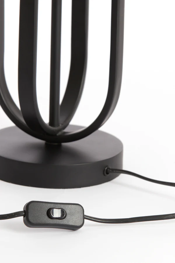 Lamp base 16x55 cm ASTER matt black - Image 6