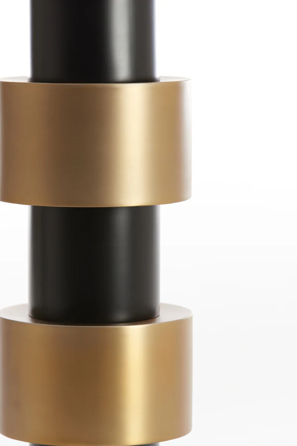 Lamp base 18x65 cm NINO matt gold-matt black - Image 3