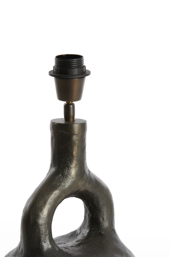 Lamp base 19x17x30 cm IMOLA anthracite - Image 4