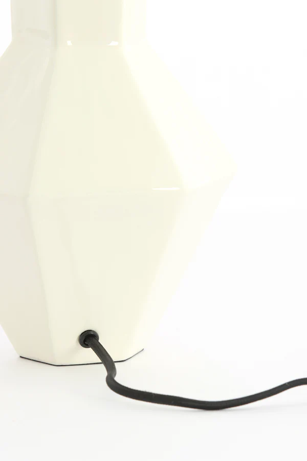 Lamp base 19x40 cm CALIRA cream - Image 5