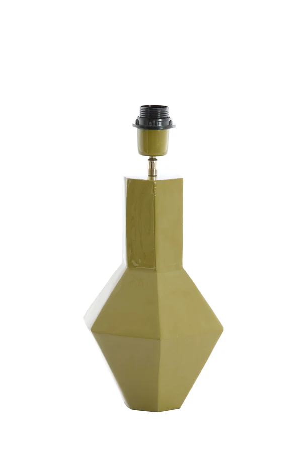 Lamp base 19x40 cm CALIRA olive green - Image 3