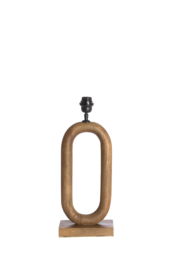 Lamp base 20x12x44 cm PACECO wood grey-dark brown