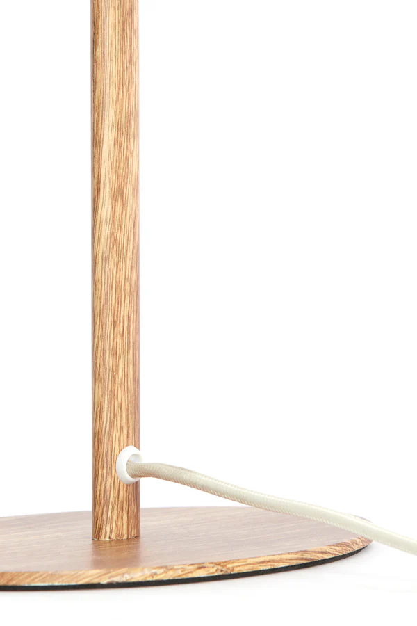 Lamp base 20x13x46 cm CERINI wood print natural - Image 6