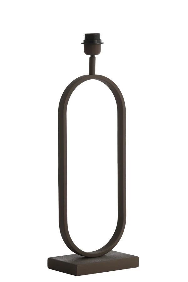 Lamp base 20x13x55 cm JAMIRI brown - Image 2