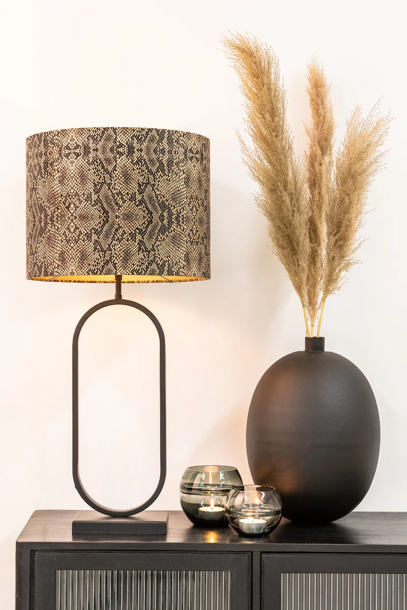 Lamp base 20x13x55 cm JAMIRI matt black - Image 3