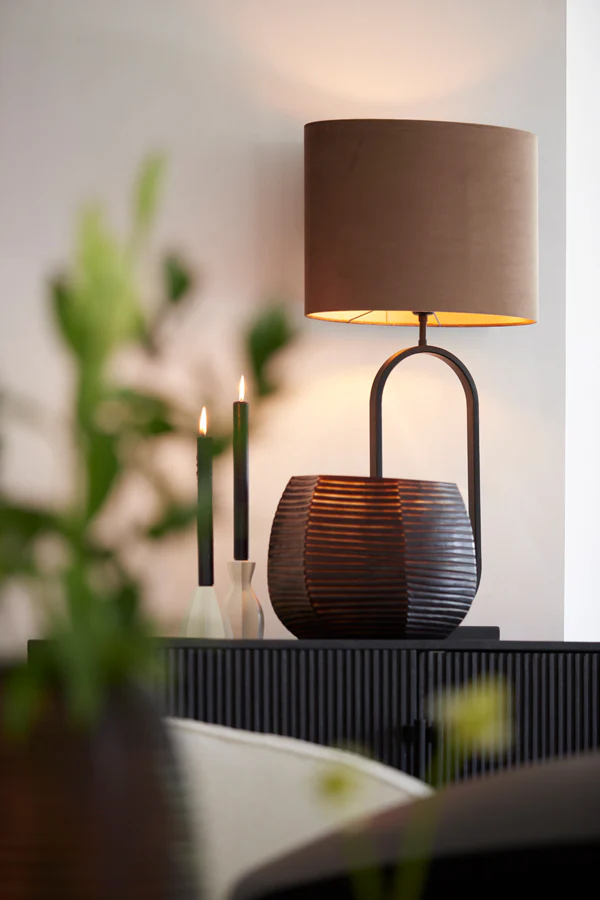 Lamp base 20x13x55 cm JAMIRI matt black - Image 5