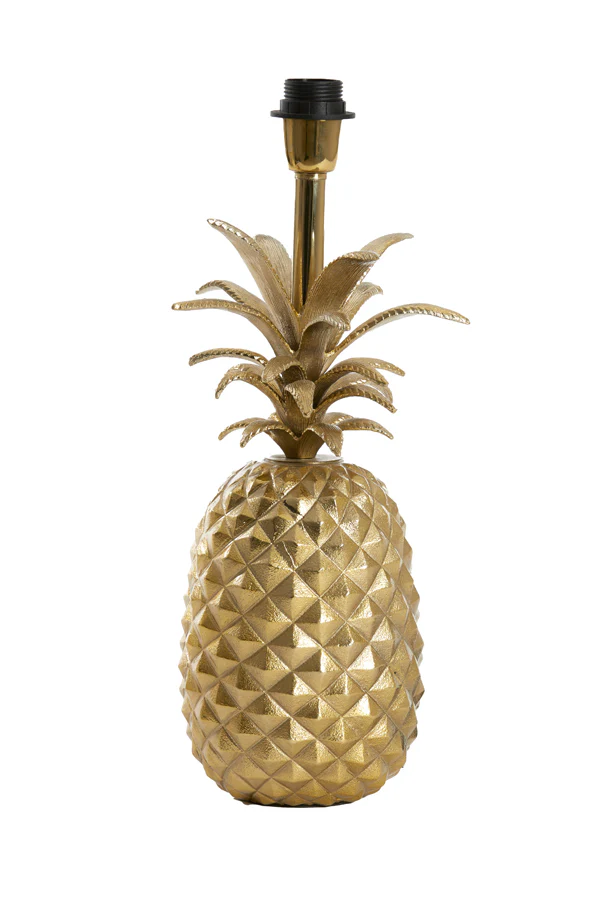 Lamp base 20x19x42 cm PINEAPPLE gold