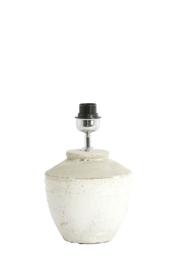 Lamp base 20x30 cm TOBA small antique white