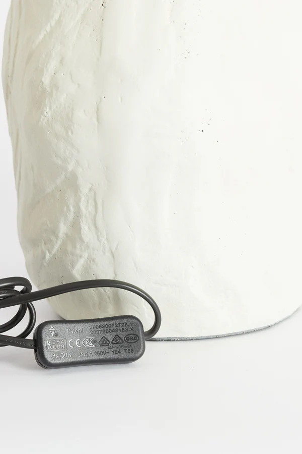 Lamp base 21x19x29 cm MAVELLE cream - Image 2