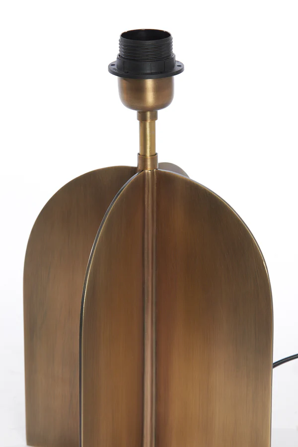 Lamp base 21x21x29 cm MOLAGO antique bronze - Image 3
