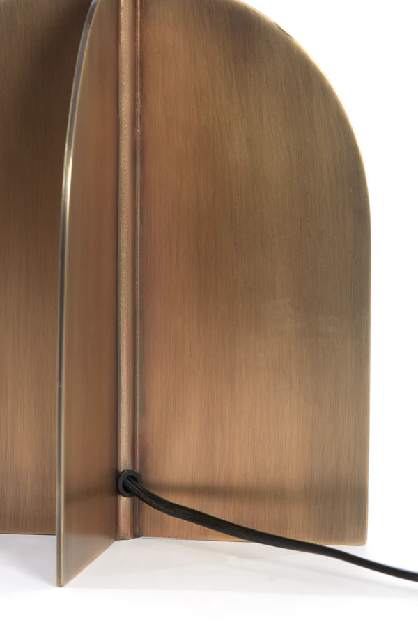 Lamp base 21x21x29 cm MOLAGO antique bronze - Image 5