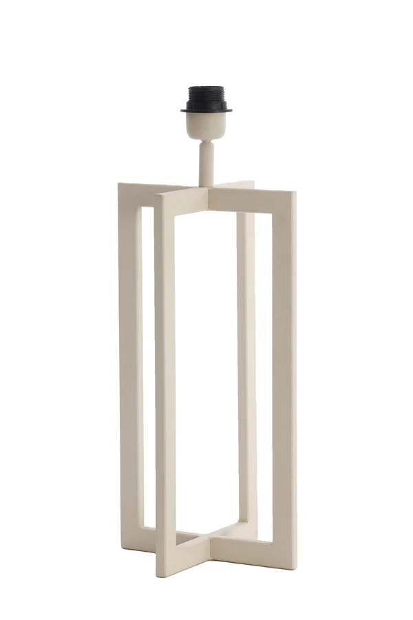 Lamp base 21x21x46 cm MACE cream