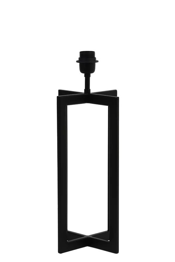 Lamp base 21x21x46 cm MACE matt black - Image 4