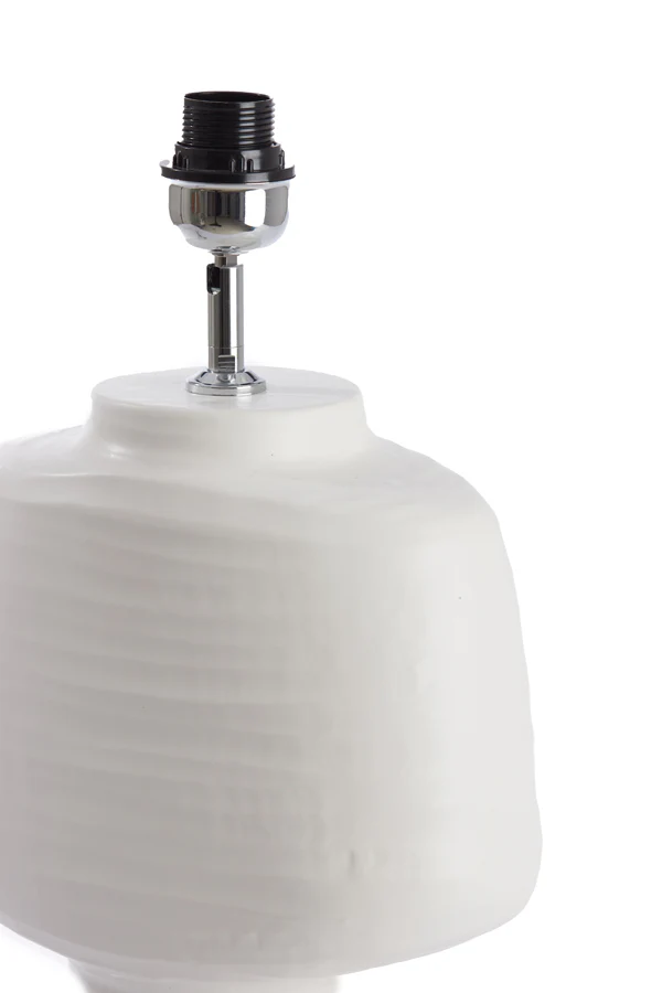 Lamp base 22,5x14,5x39 cm GANDORO ceramics matt cream - Image 4