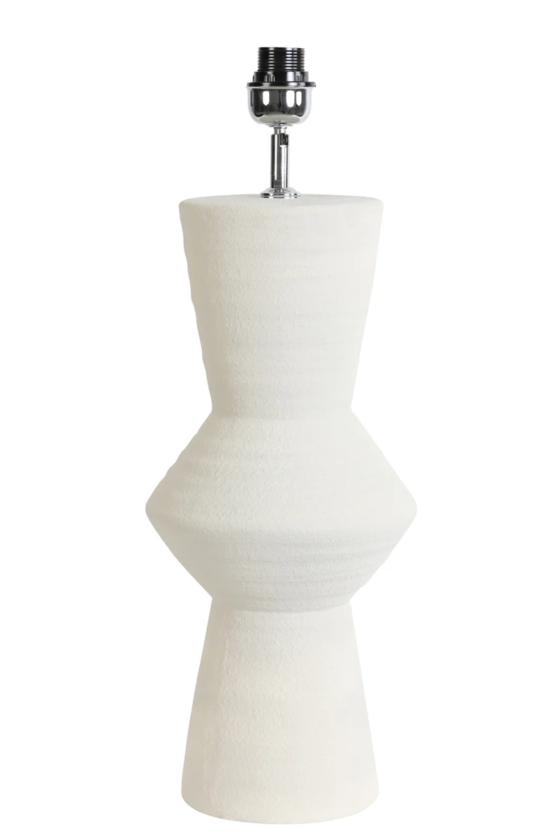 Lamp base 22,5x61 cm AYLA ceramics cream