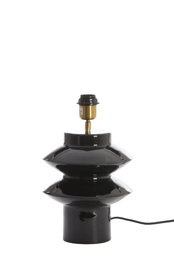 Lamp base 22x26 cm PETCH shiny black