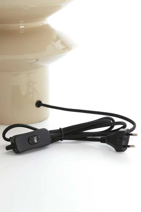 Lamp base 22x26 cm PETCH shiny light grey - Image 4