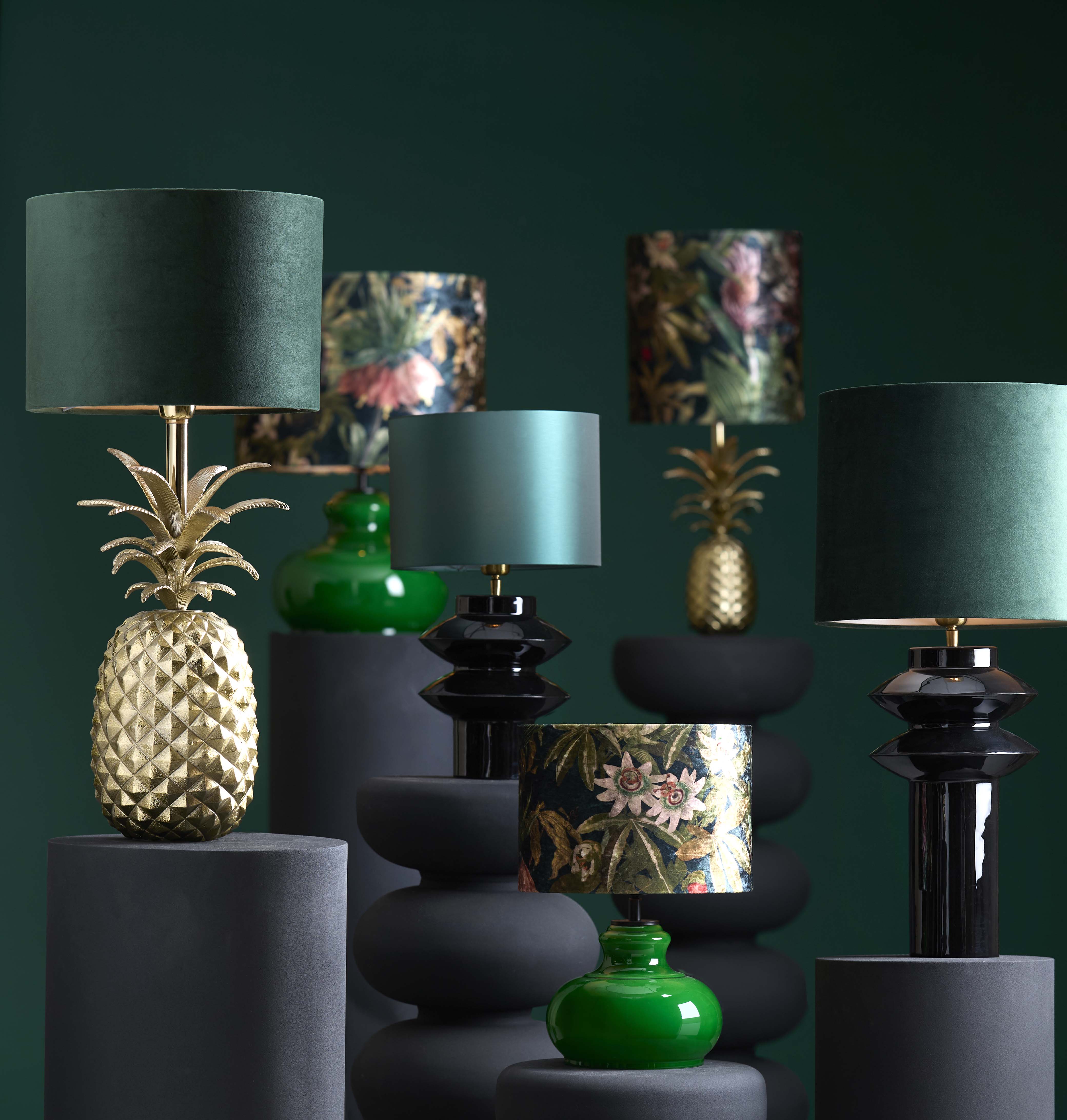 Lamp base 22x40 cm PETCH shiny black - Image 5
