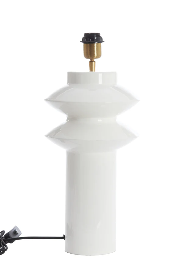 Lamp base 22x40 cm PETCH shiny white