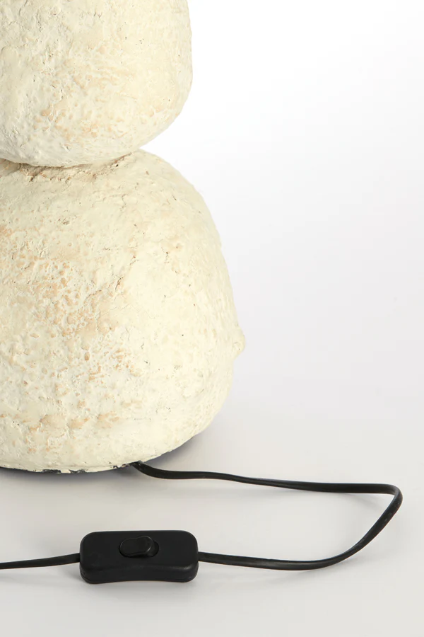 Lamp base 22x52 cm MARREE cream - Image 7