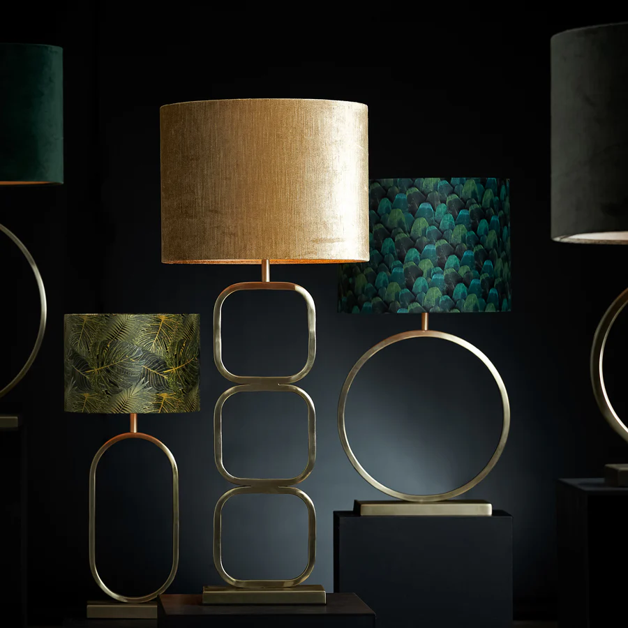 Lamp base 23x11,5x69 cm LUTIKA light gold - Image 7