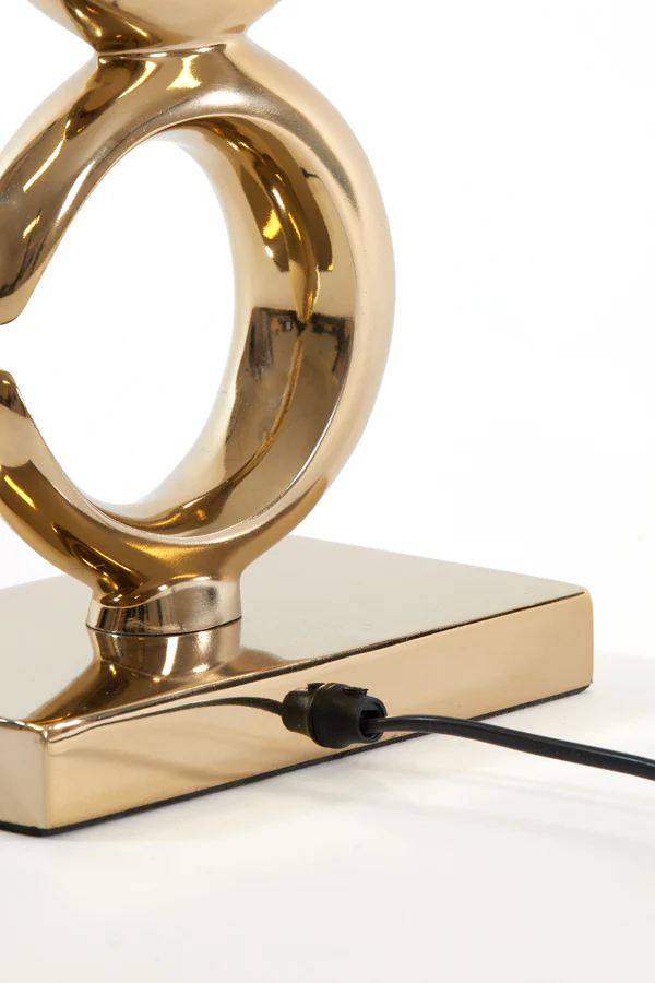 Lamp base 23x13x65 cm MAAN light gold - Image 4