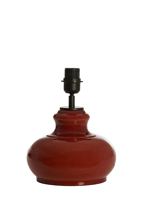 Lamp base 23x28,5 cm VERDE glass brown