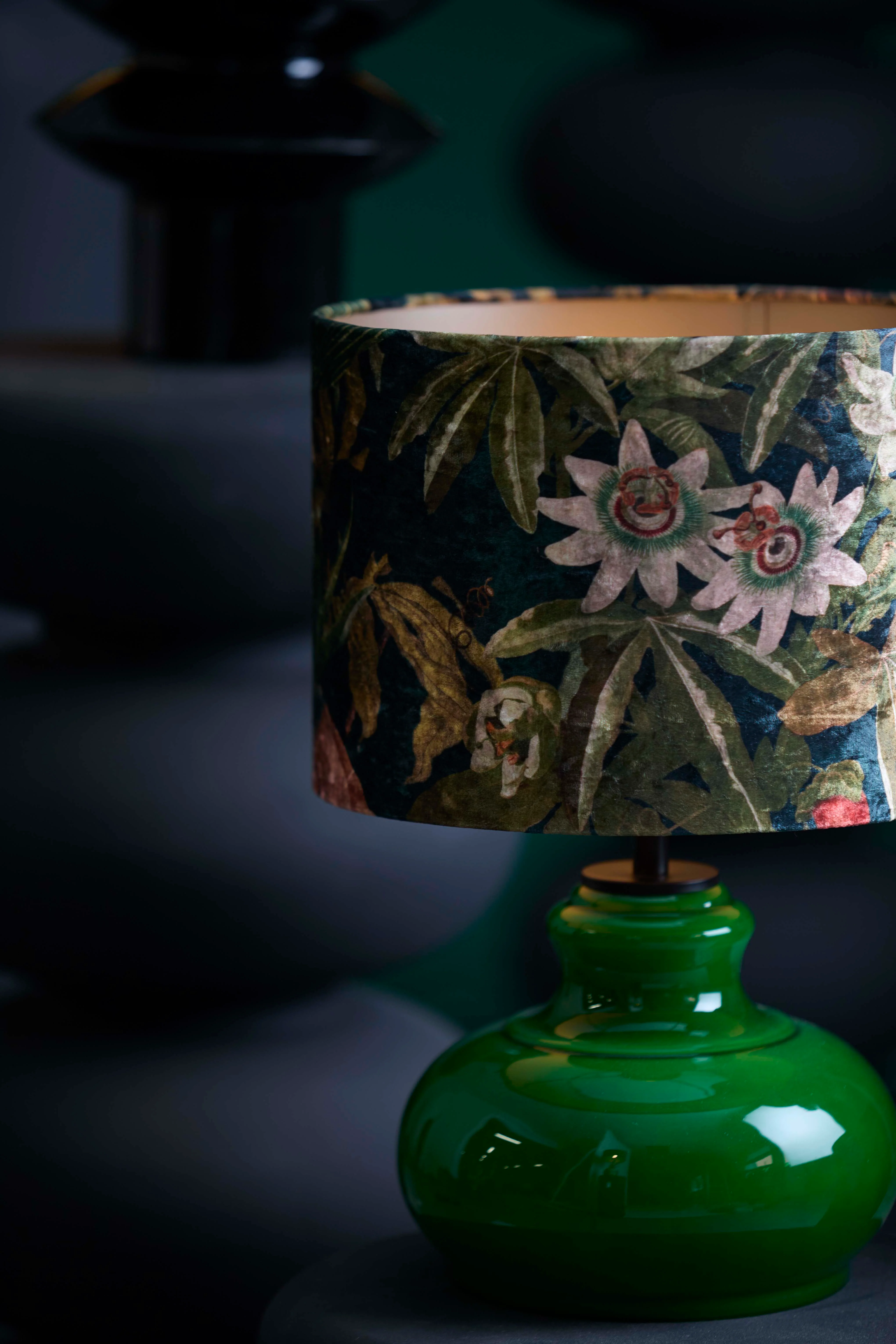 Lamp base 23x28,5 cm VERDE glass green - Image 6