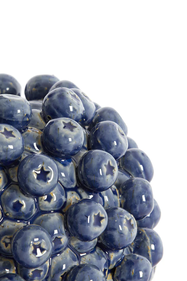 Lamp base 25,5x27 cm BERRIES ceramics dark blue - Image 3
